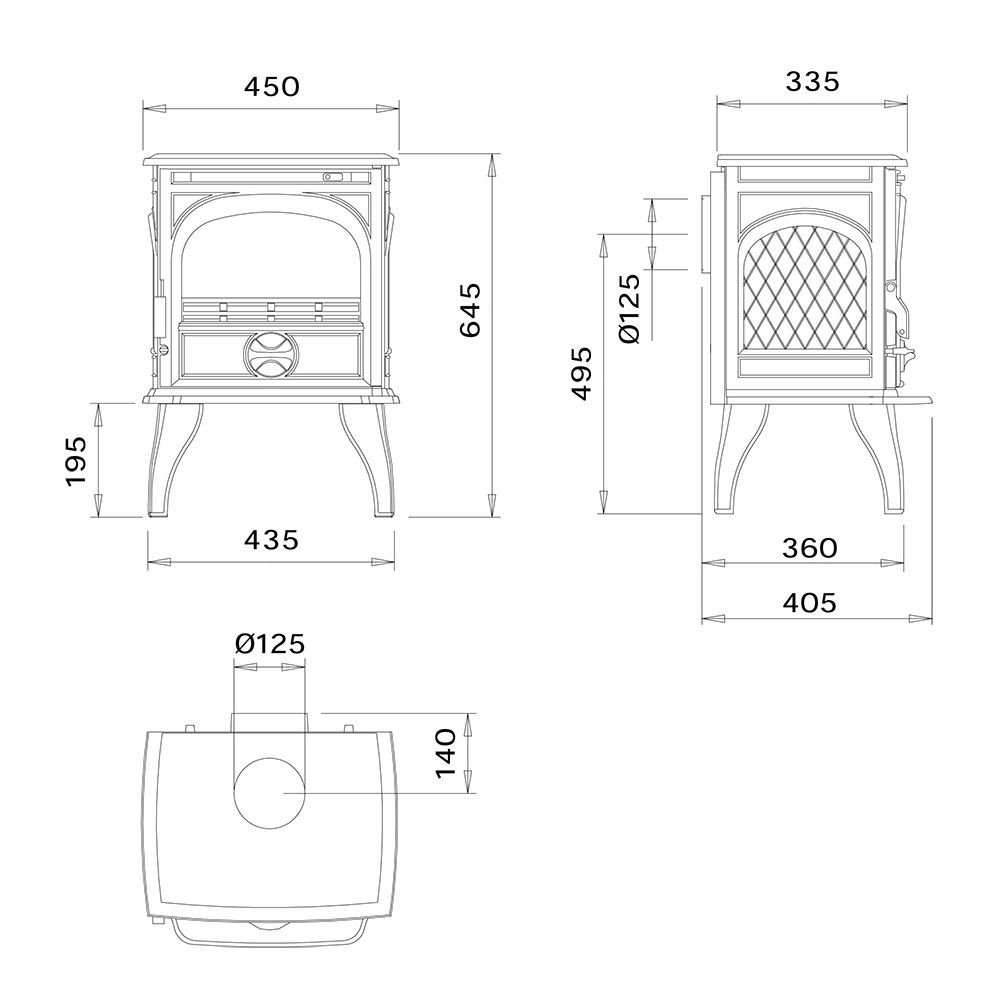 Печь Dovre 250CBS 