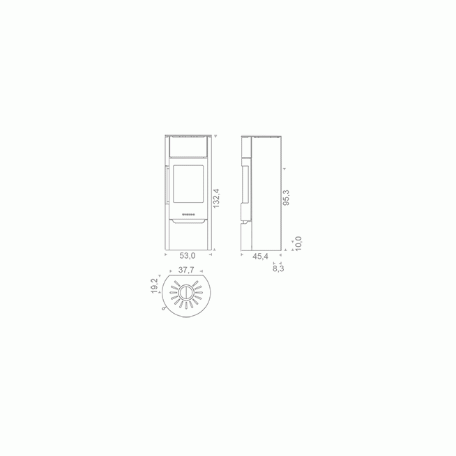 Печь WIKING Luma 6 керамика цвет Fossil 
