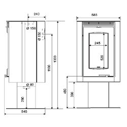 Печь Supra HANOOK LIFT 03 