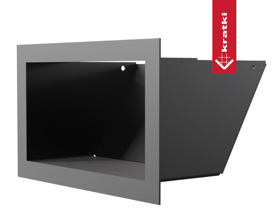 Решётка Kratki Luft 12x20 черная 