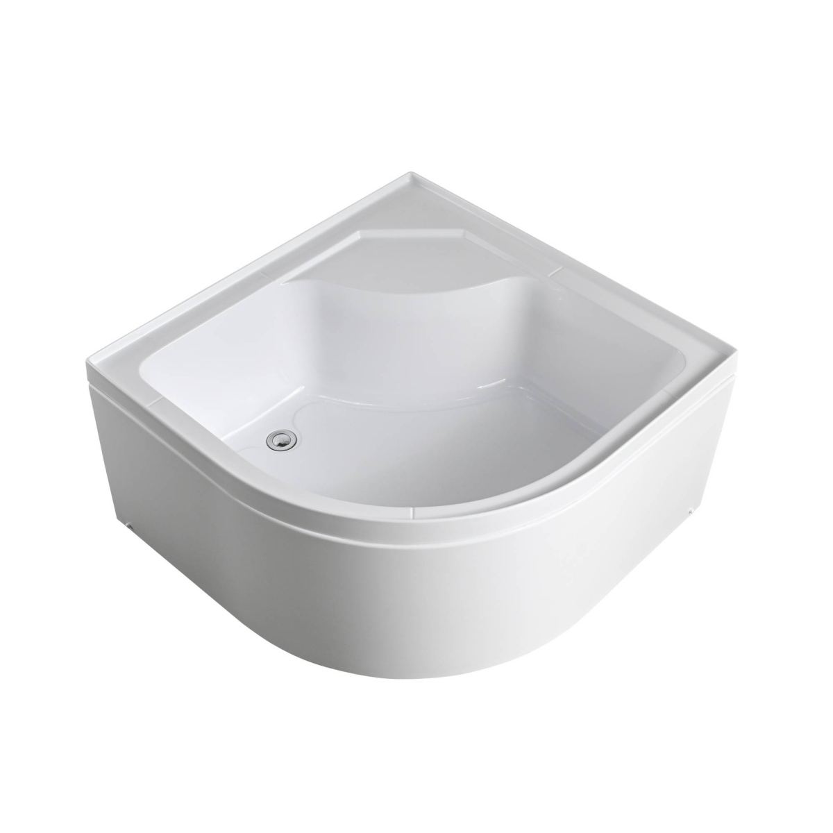 Душевая кабина AvaCan C5090 78325, 90 x 90 см, с крышей, поддон высокий, стекло матовое, профиль хром 