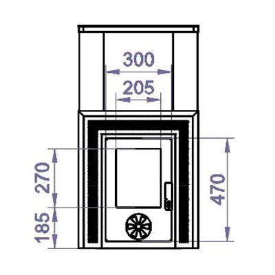 Печь для бани ASP 35F (K-Sauna) 