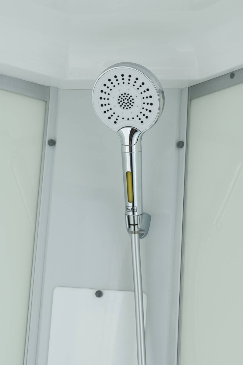 Душевая кабина Avacan CK2080 78337, 80 х 80 см, с крышей, поддон низкий, стекло матовое, профиль хром 