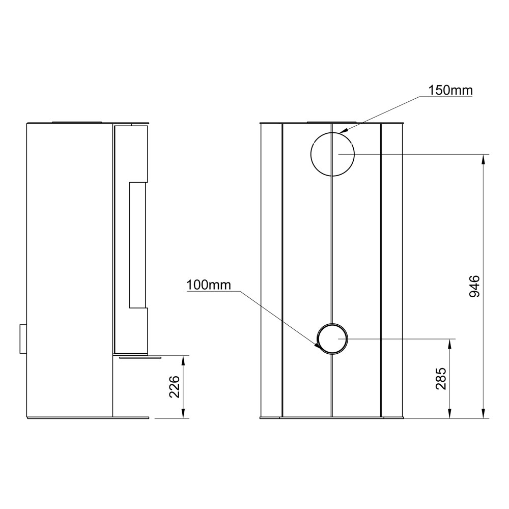 Печь ONIX R7 (KFS Stoves) 
