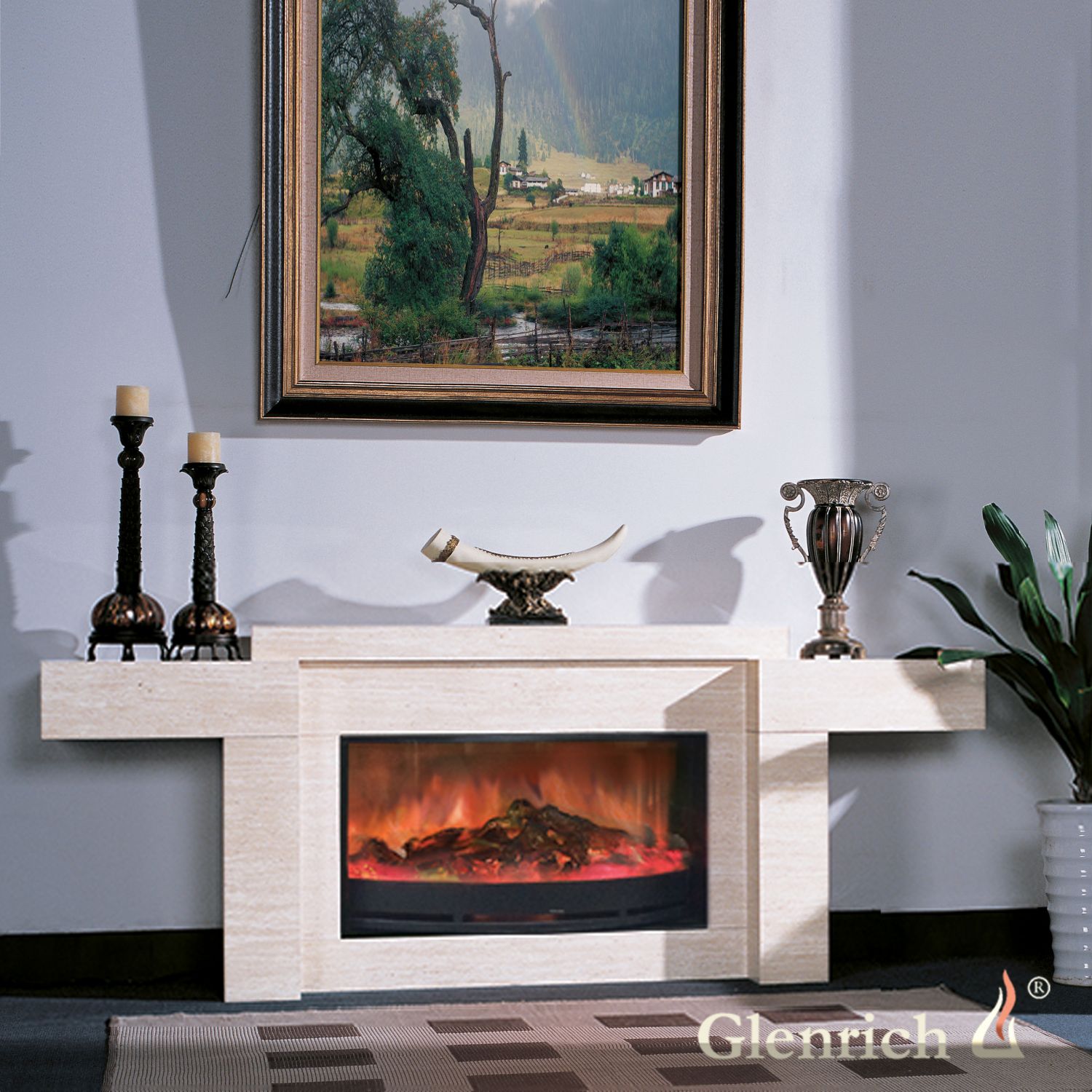 Электроочаг Glenrich Rondo S86 