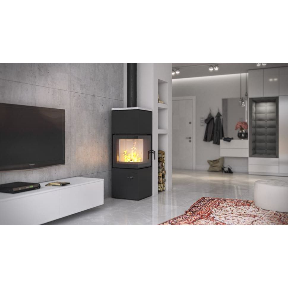 Печь камин DEFRO HOME QUADROOM 9,6 кВт 