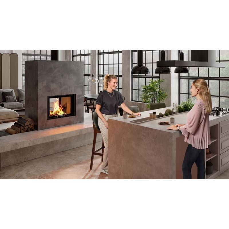 Каминная топка SPARTHERM Varia FDh чёрный шамот 