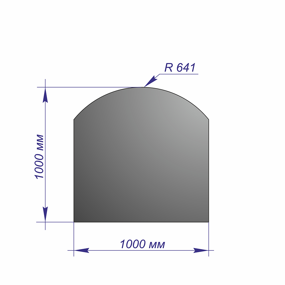 Лист напольный 1000*1000*1,5 R641 медь 