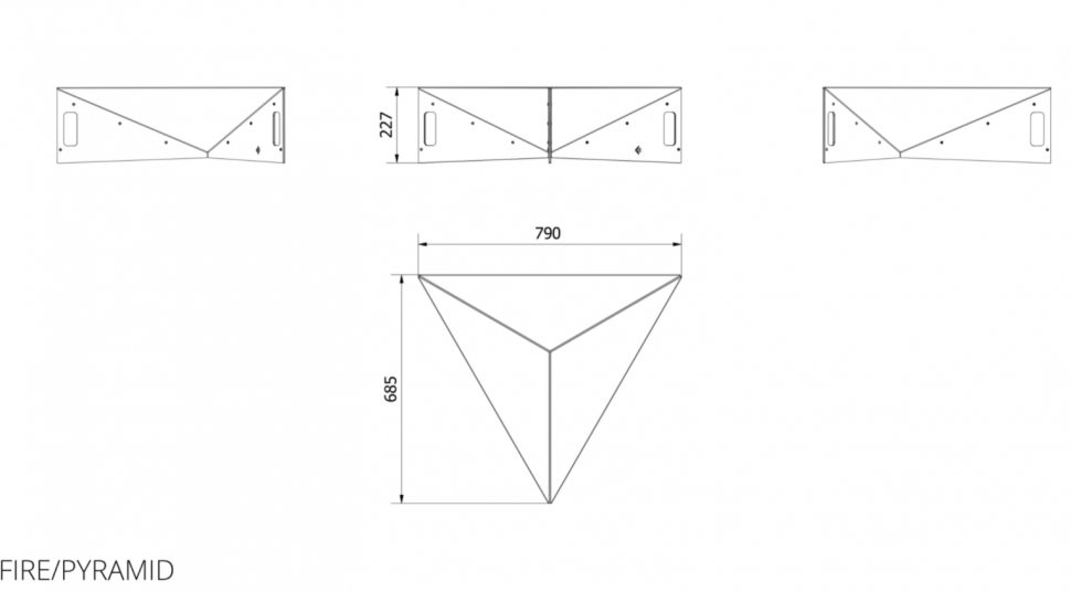 Очаг для костра PYRAMID 