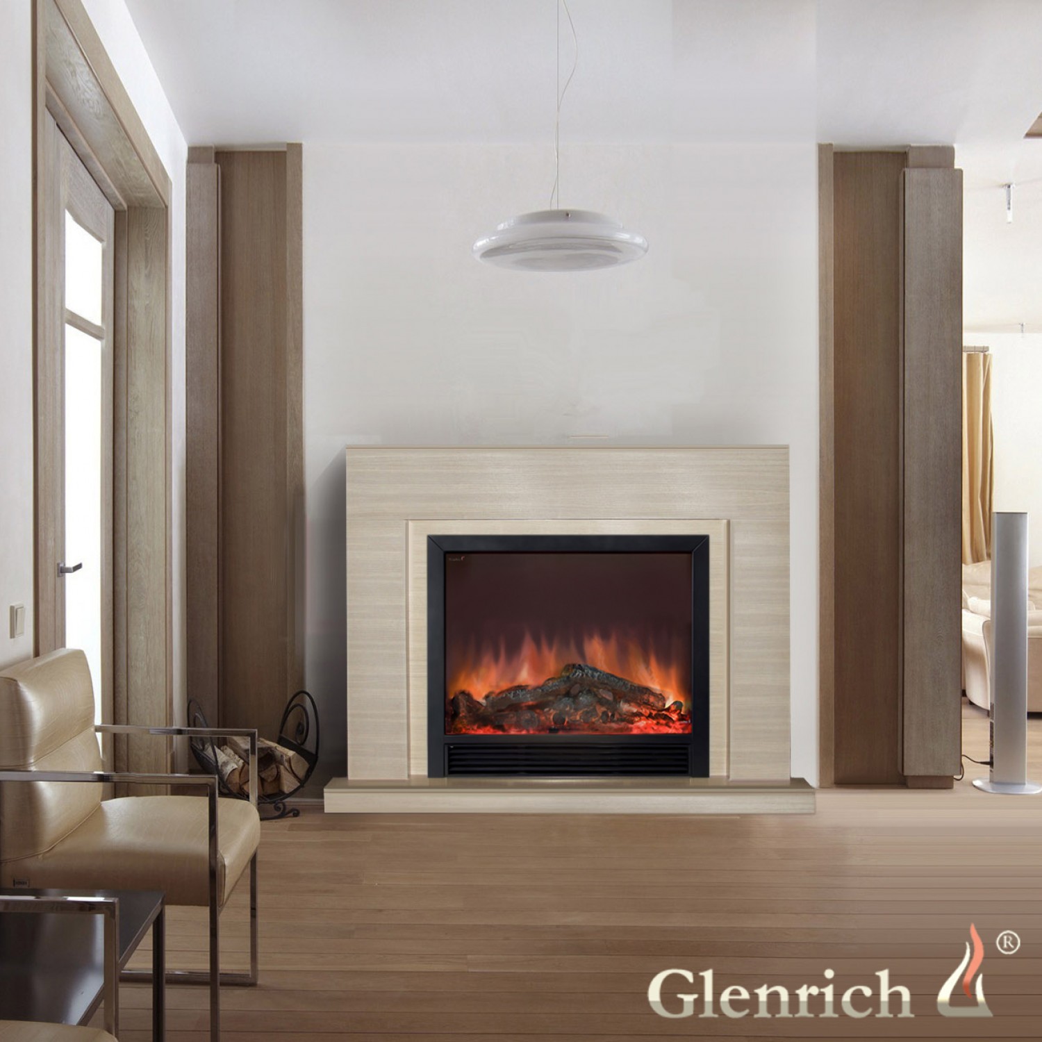 Электроочаг Glenrich Sharm 39BL 