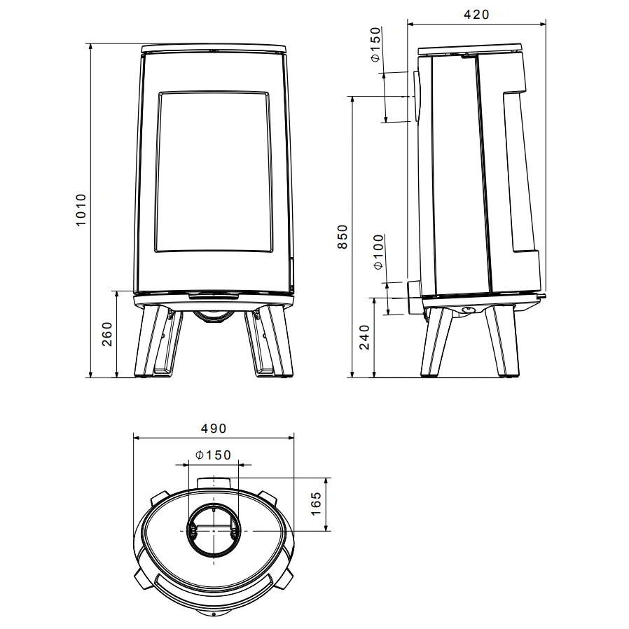 Печь Dovre Bold 300 