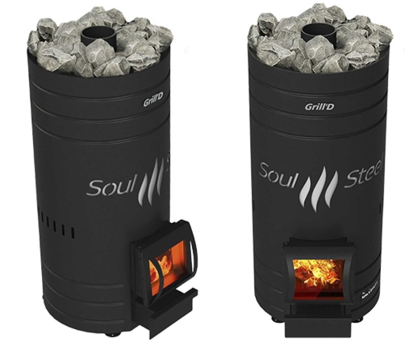 Дровяная печь для бани Grill’D Bochka 160A Short 