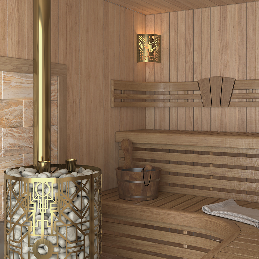 Абажур INOX GALAXY GOLD 