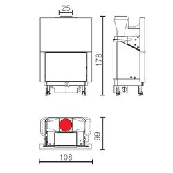 Каминная топка EdilKamin AQUAMAXI 28 