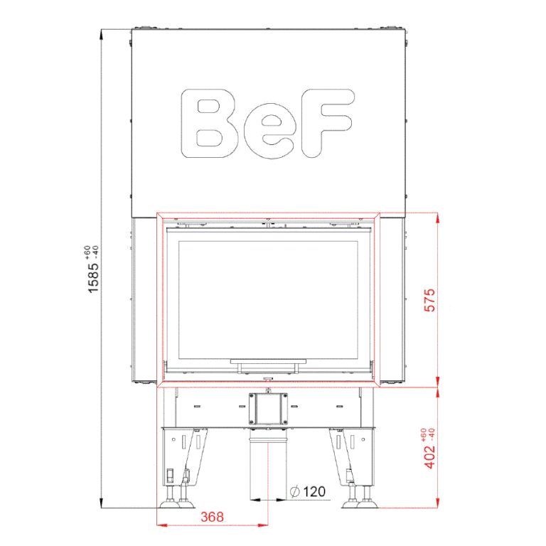 Каминная топка BeF Feel V 7 