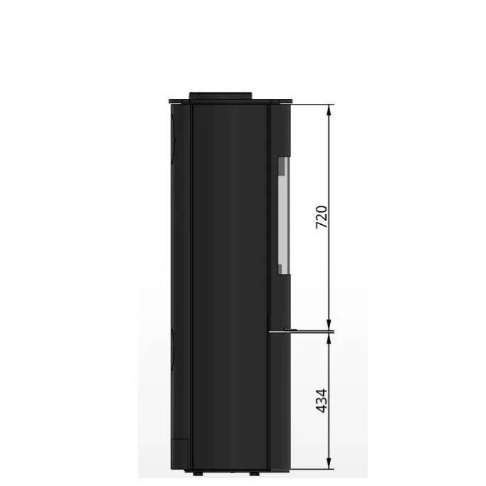 Печь камин Schiedel Sirius 1 + дымоход Permeter Smooth Air 