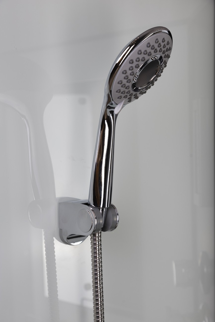 Душевая кабина Niagara Classic NG-6703-14 (80х80х215) средний поддон(26см),черный,стекло прозрачное,4 места 