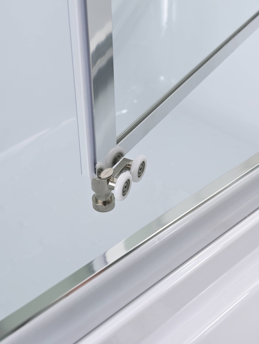 Душевой бокс AvaCan V5015 78255, 150 x 85 см, с крышей, поддон высокий, стекло прозрачное, профиль хром 