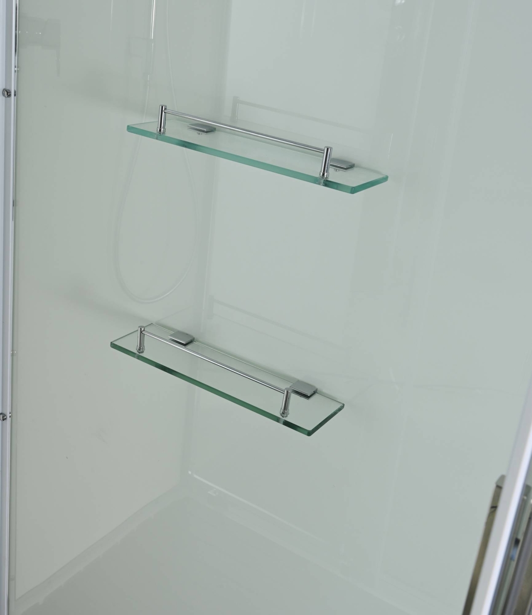 Душевая кабина Avacan K2011N 78215, 110 х 90 см, без крыши, поддон низкий, стекло прозрачное, профиль хром 