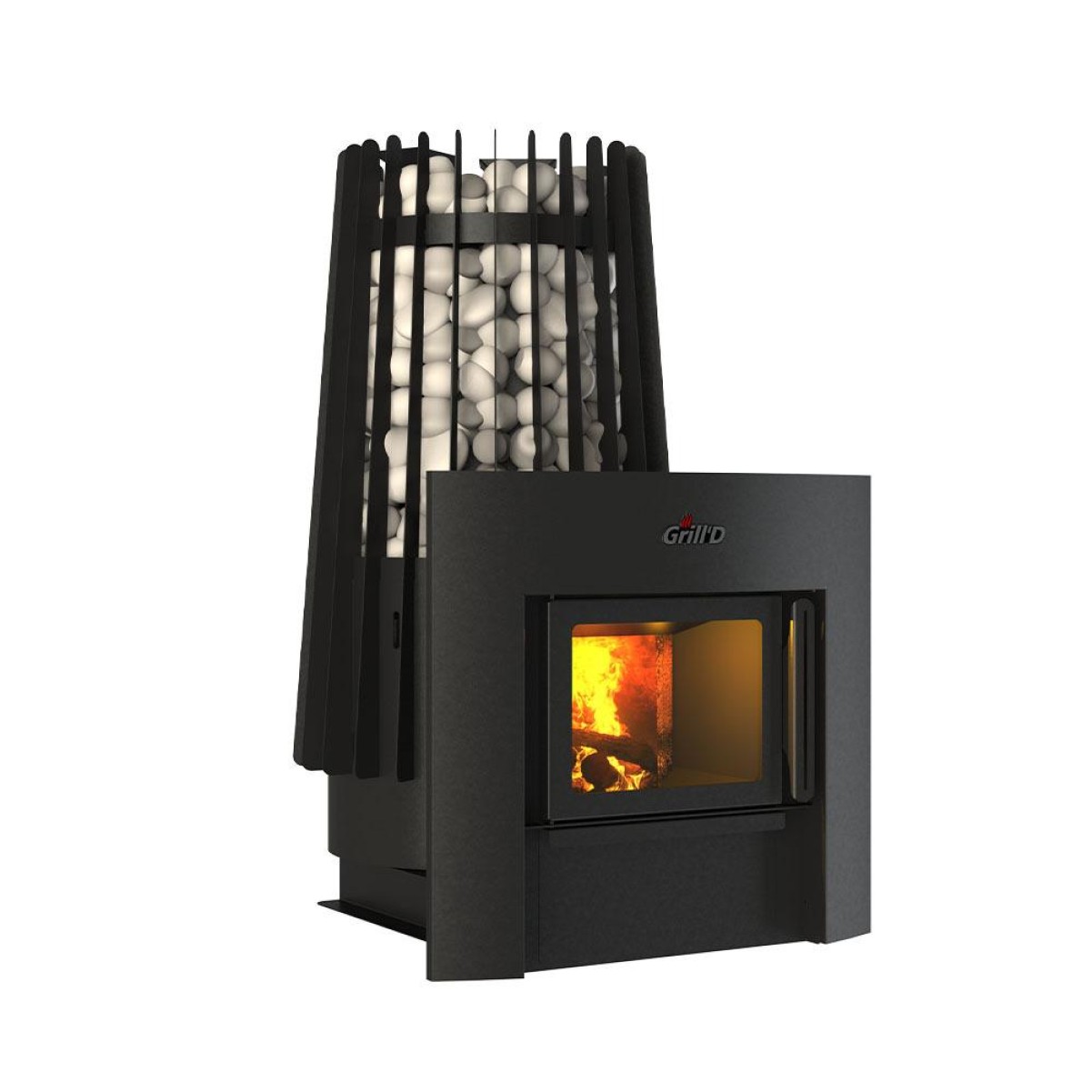 Дровяная печь для бани Grill’D Cometa 180 Vega Window 