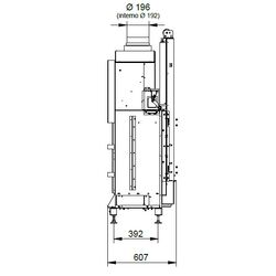Каминная топка Palazzetti Ecomonoblocco WT 16:9F N12 O2Ring 