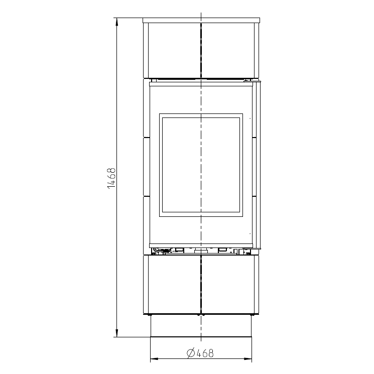 Печь ATIKA PLUS CERAMIC, белый (Thorma) 
