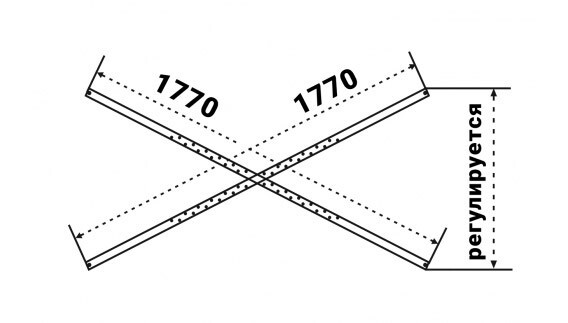 Каркас усиленный Niagara NG-K17-19 универсал.(170-190х70-75см.) 