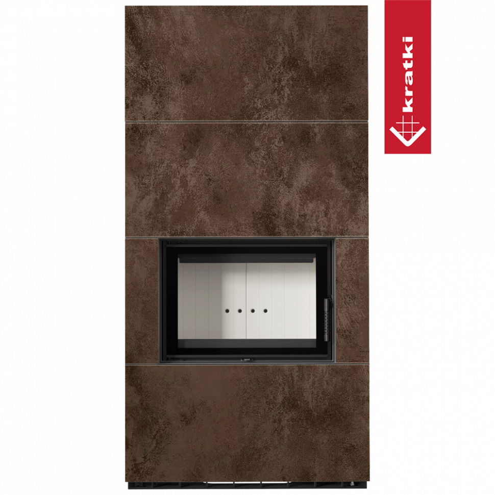 Каминокомплект Kratki PRO FLOKI OXIDE MORO 
