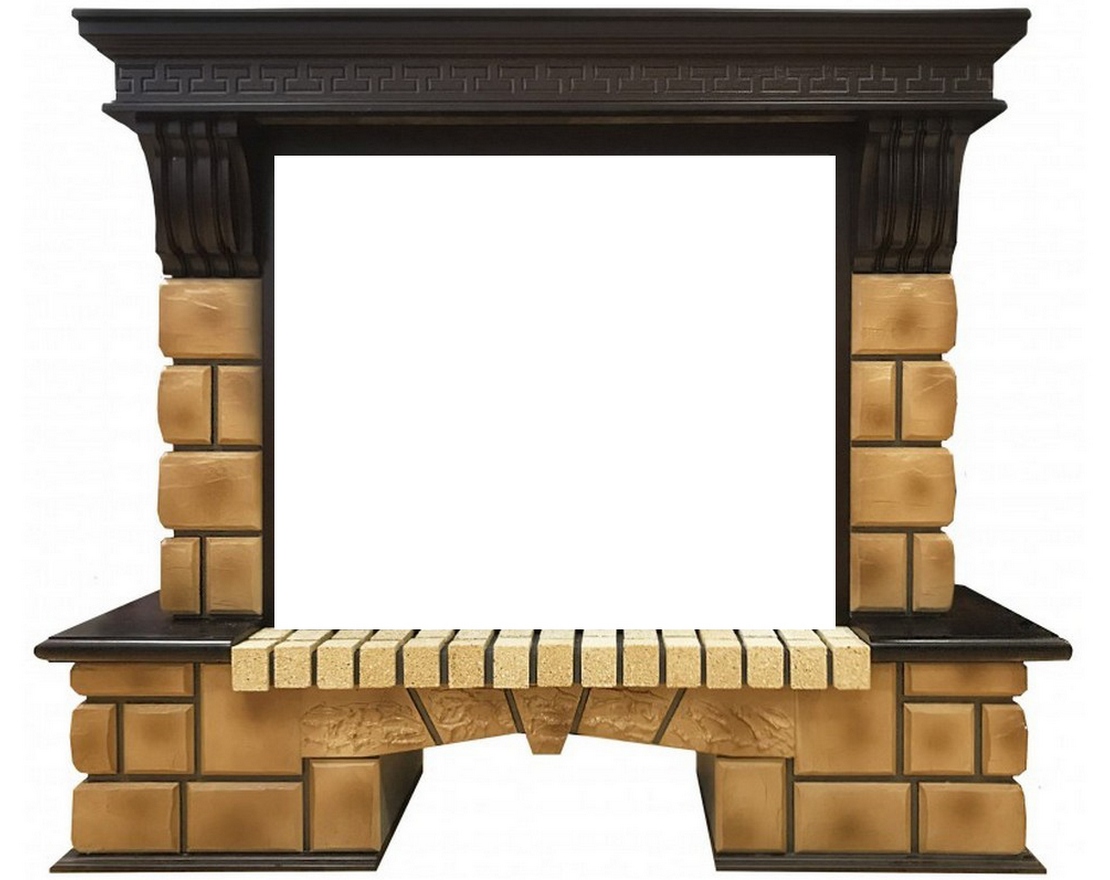 Портал для электрокамина Stone Brick 26 