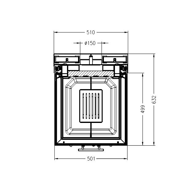 Каминная топка SPARTHERM Arte U-50h 