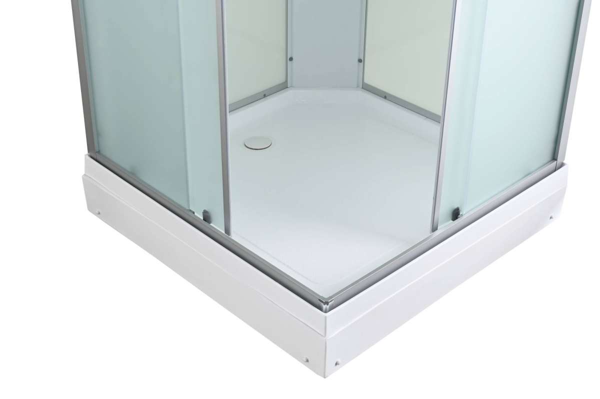 Душевая кабина Avacan CK2090N 78341, 90 х 90 см, без крыши, поддон низкий, стекло матовое, профиль хром 
