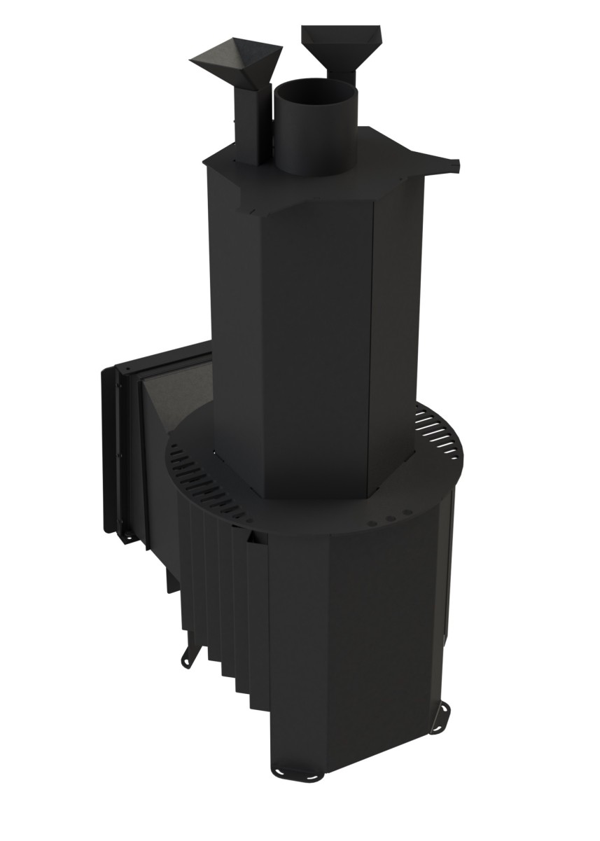 Дровяная печь для бани Grill’D Cometa 180 Vega Short Window Max Pro Agregat 