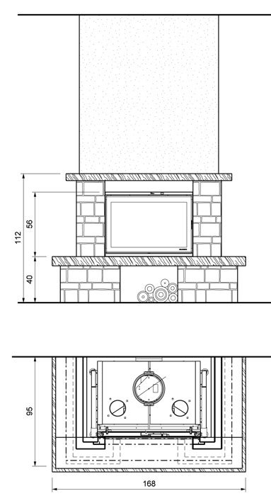 Облицовка Neuchatel fully-fitted (Palazzetti) 