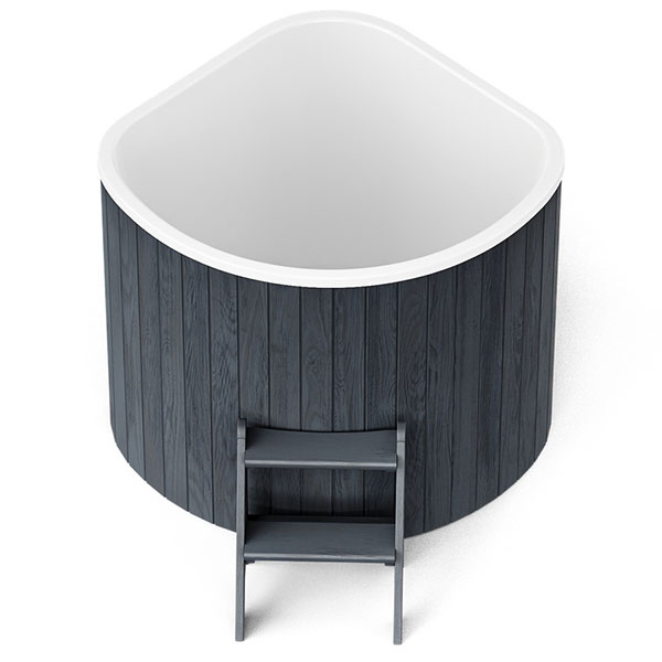 Купель CORNER SMALL (термососна графит) 