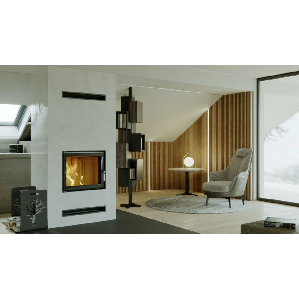Каминная топка DEFRO HOME NAVI SM 14 кВт 630/535мм с водяным контуром 