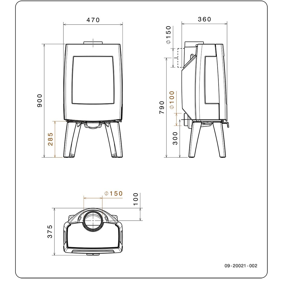 Печь Dovre Sense103 