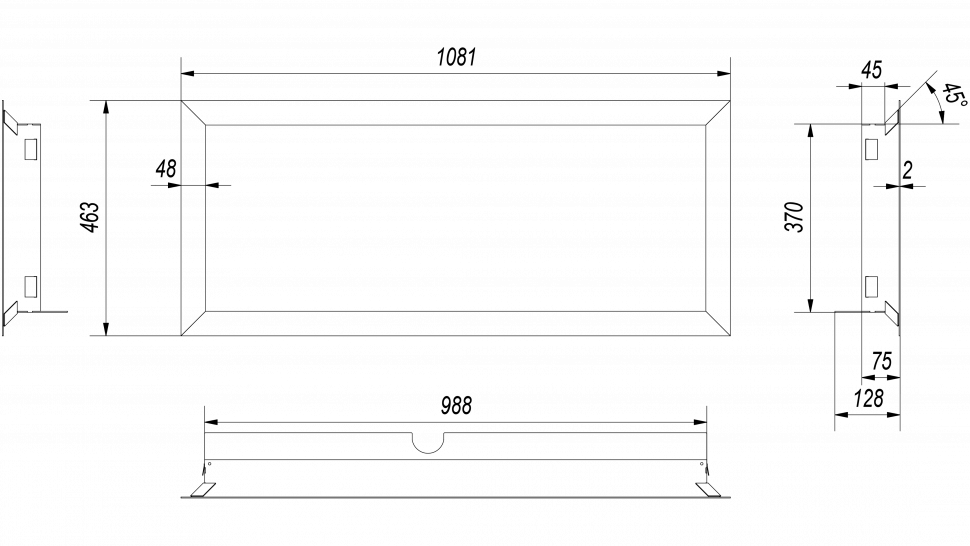 Рамка для топки MB/100/G 