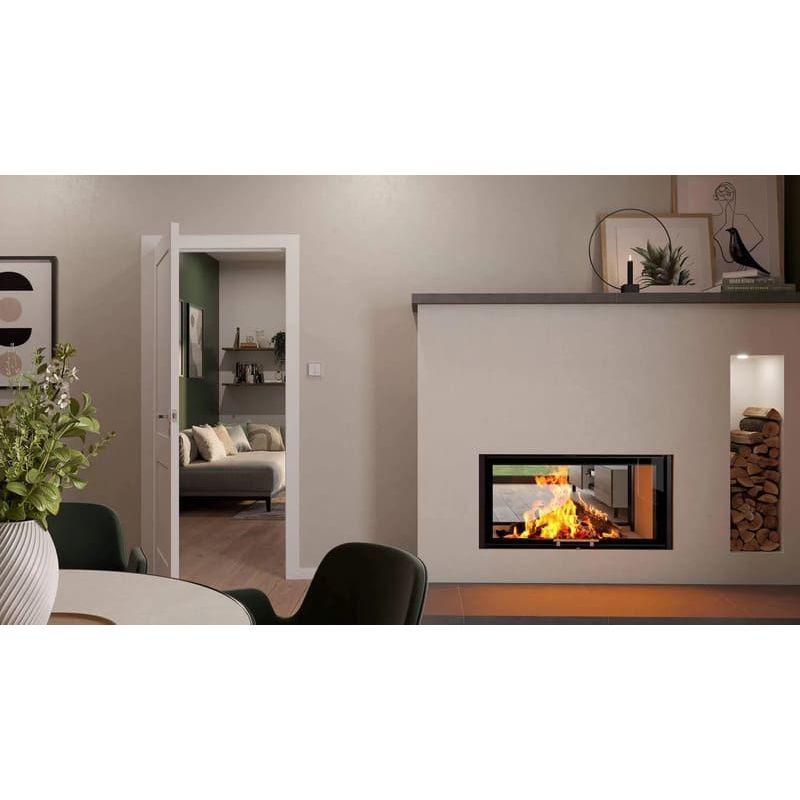 Каминная топка SPARTHERM Varia B-FDh чёрный шамот 