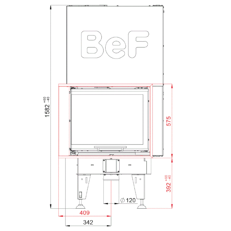 Каминная топка BeF Feel V 7 CP/CL 