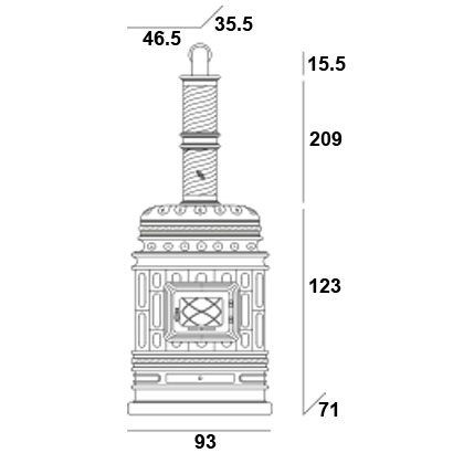 Печь CORSARA ACCUMULO, L1 (Sergio Leoni) 