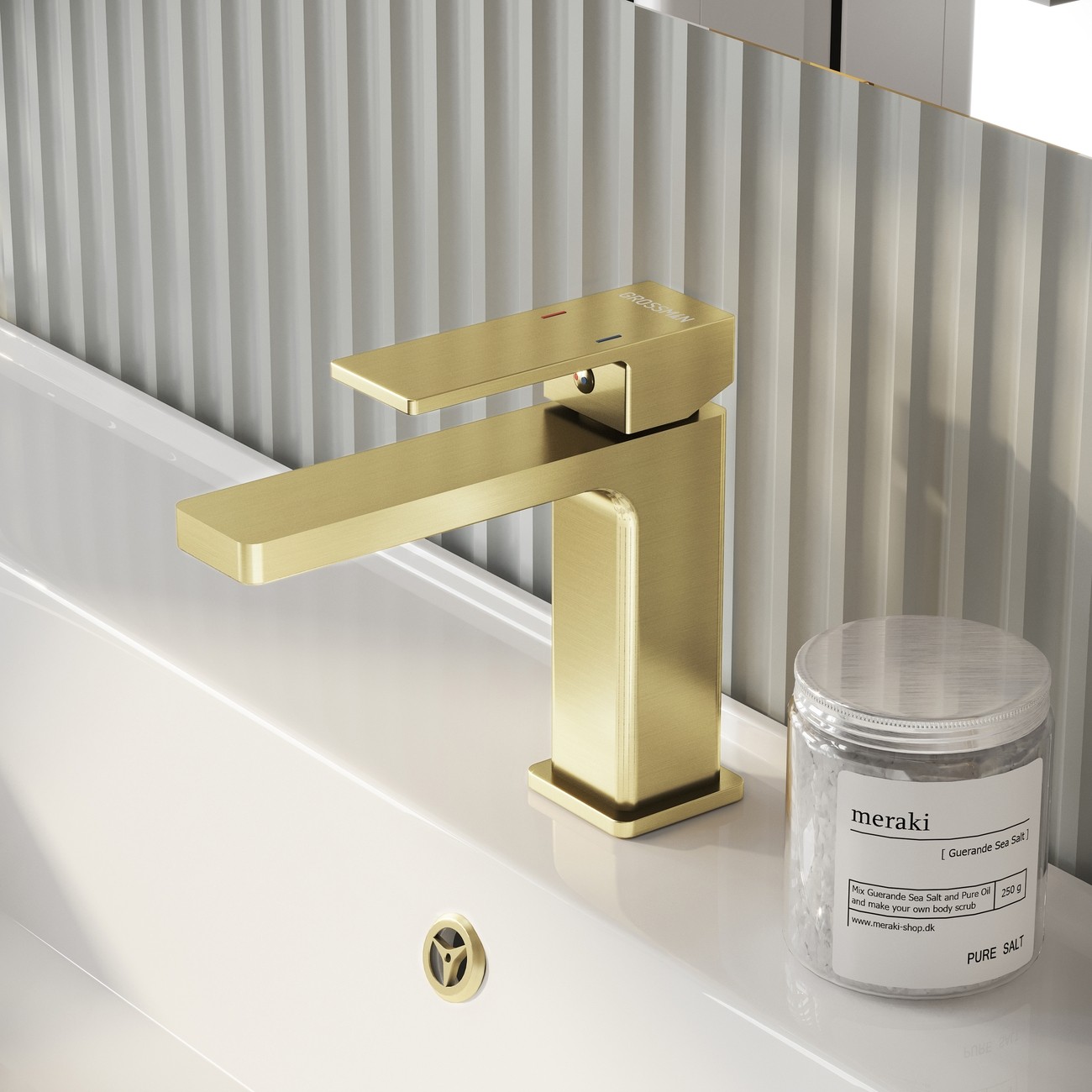 Смеситель для раковины Grossman Style 510.K35.05.320 золото сатиновый,1 место 