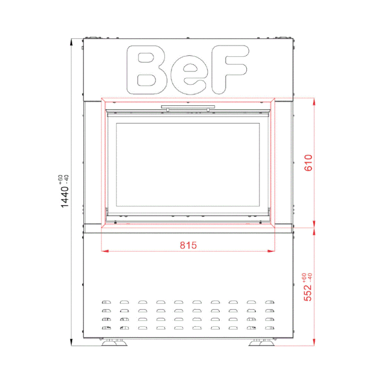 Каминная топка BeF Therm S 8 
