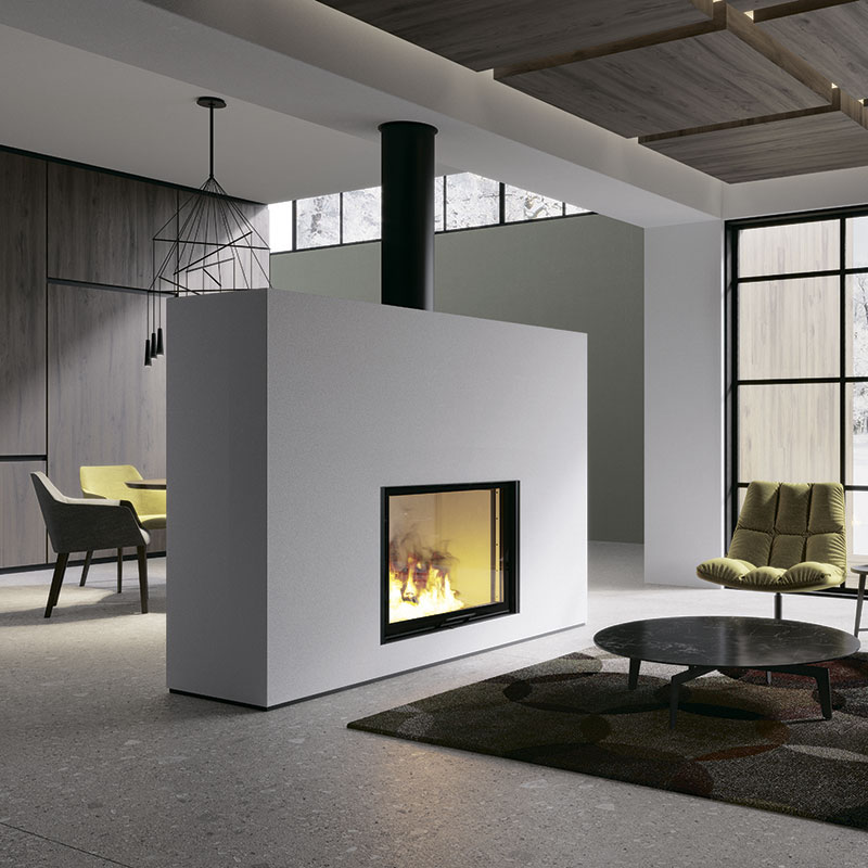 Каминная топка WINDO 70 N BIANCO (EdilKamin) 