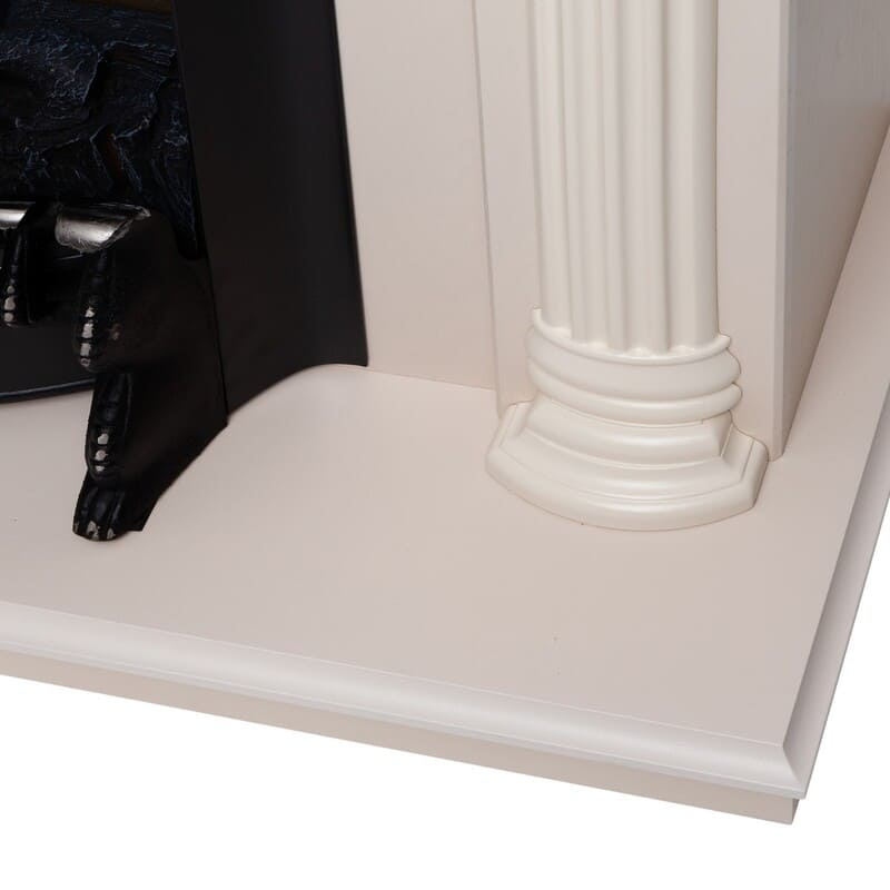 Камин RealFlame Stefania WT-F612 с очагом Majestic Lux Black 