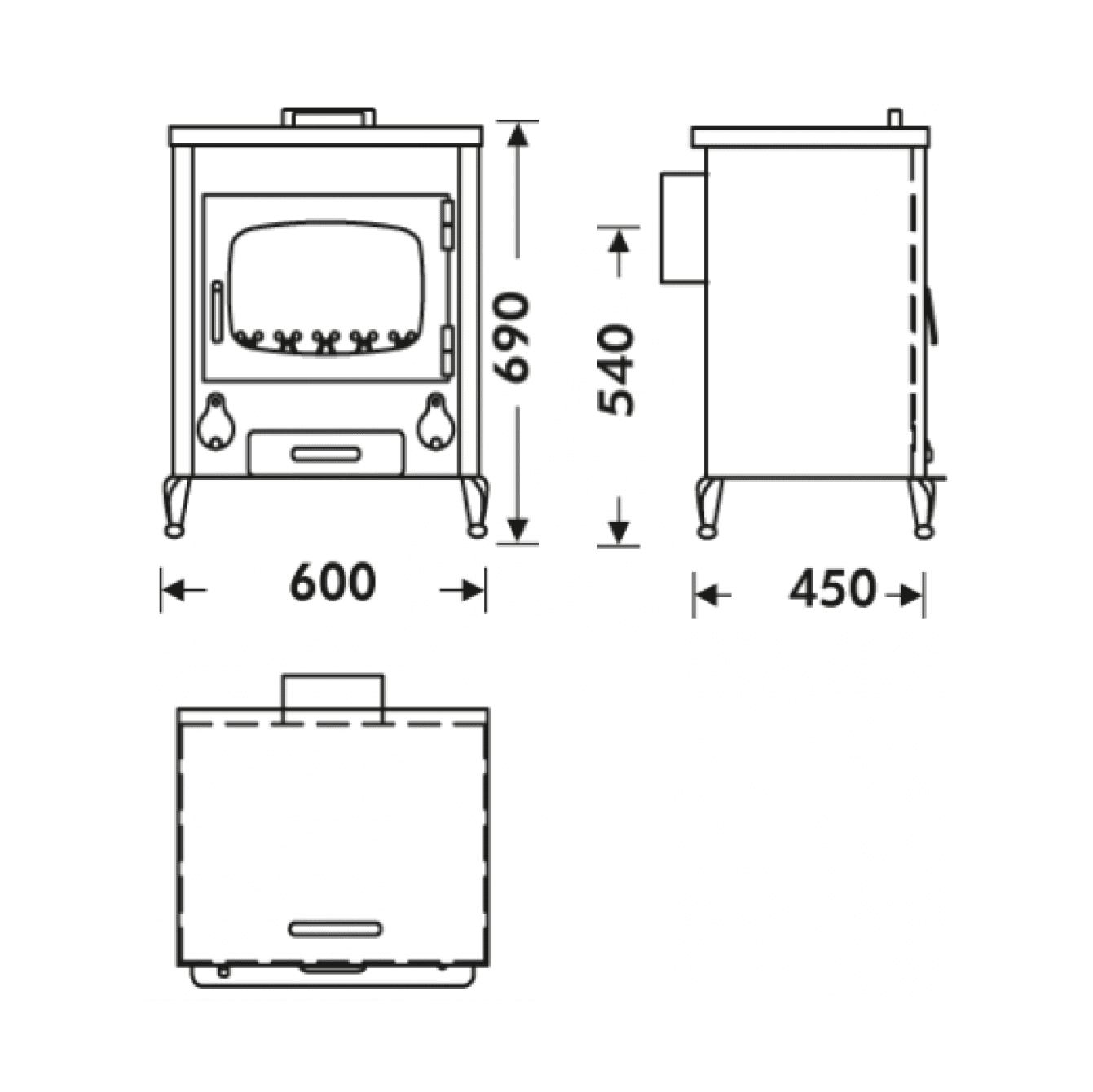 Печь камин PANADERO Castilla 