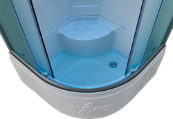 Душевой бокс Timo Standart T-5590, 90 x 90 см, c крышей, высокий поддон, стекла прозрачные, профиль хром 