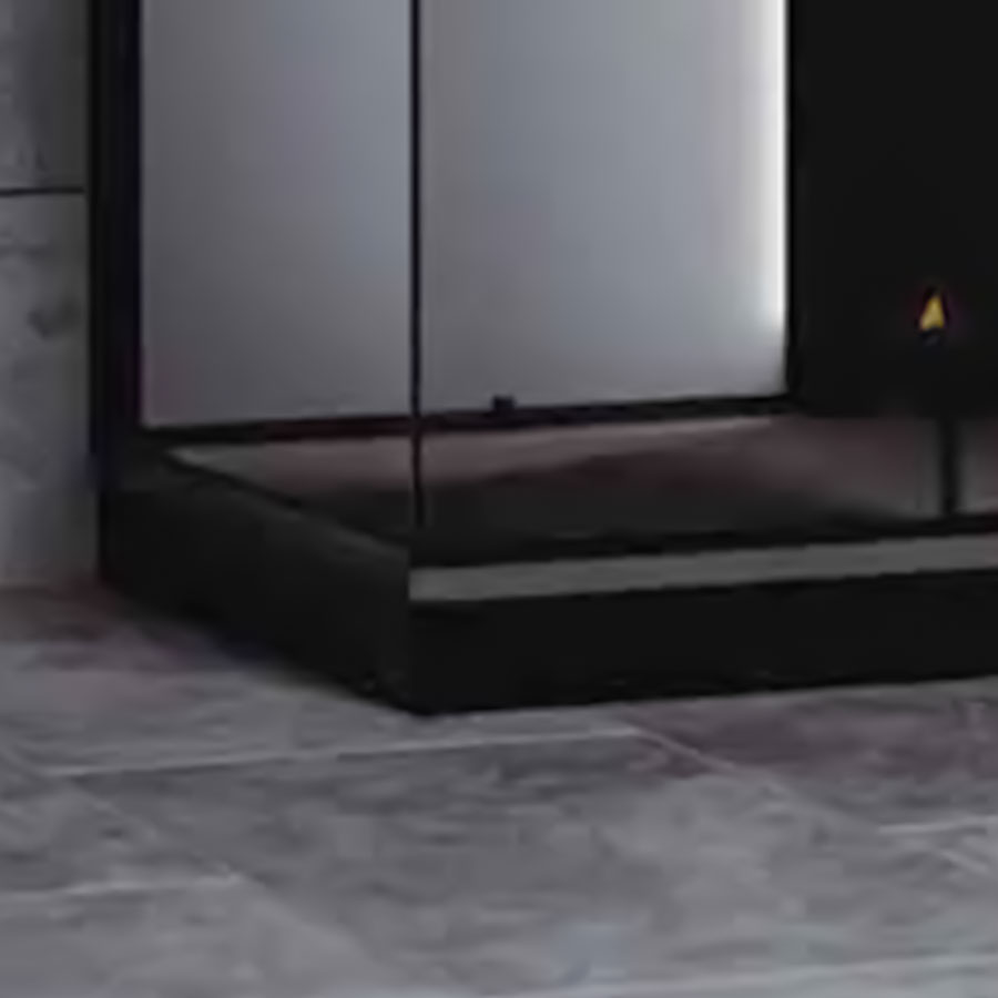 Пародушевая кабина Tylo STEAM VISTA 130 DOUBLE CORNER MATT BLACK (смеситель матово-черный, табурет и полка в комплекте) 