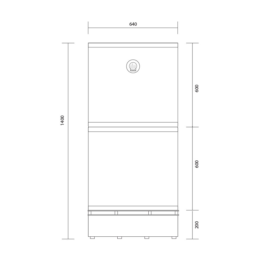 Элетрокаменка для сауны IKI Pillar 36 кВт (31-46 м³, 550 кг камней) 