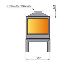 Печь LCI 5 G4 Stove (Liseo Castiron) 