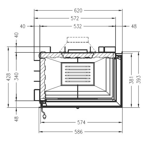 Каминная топка SPARTHERM Varia 2R-55 светлый шамот 